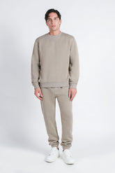 PANTALONE JOGGER DA TUTA TORTORA